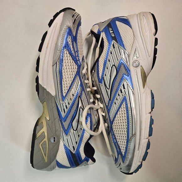 Brooks adrenaline running shoes Women 9.5 universal platform blue white athletic - Picture 6 of 10